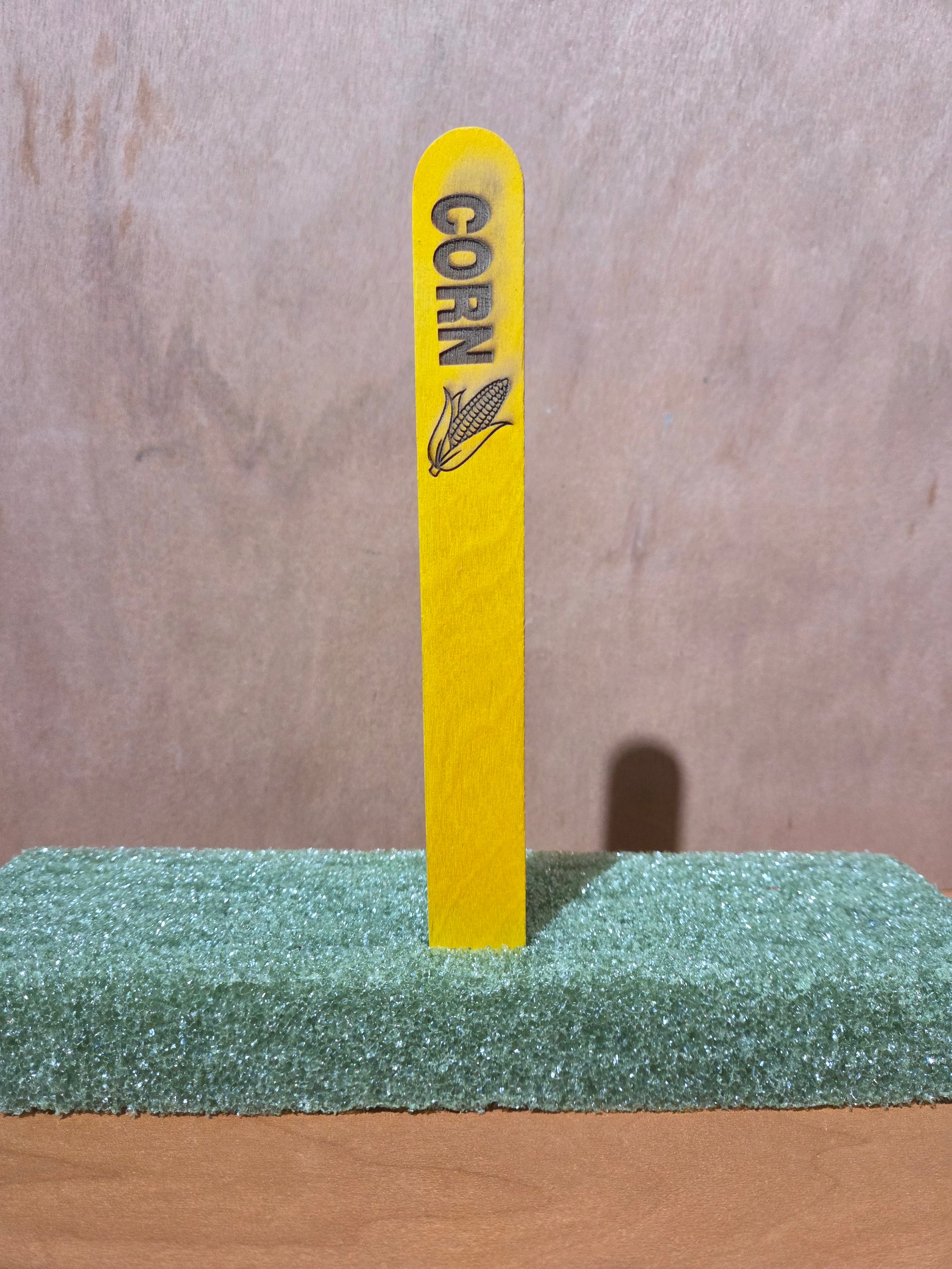 Corn garden stake