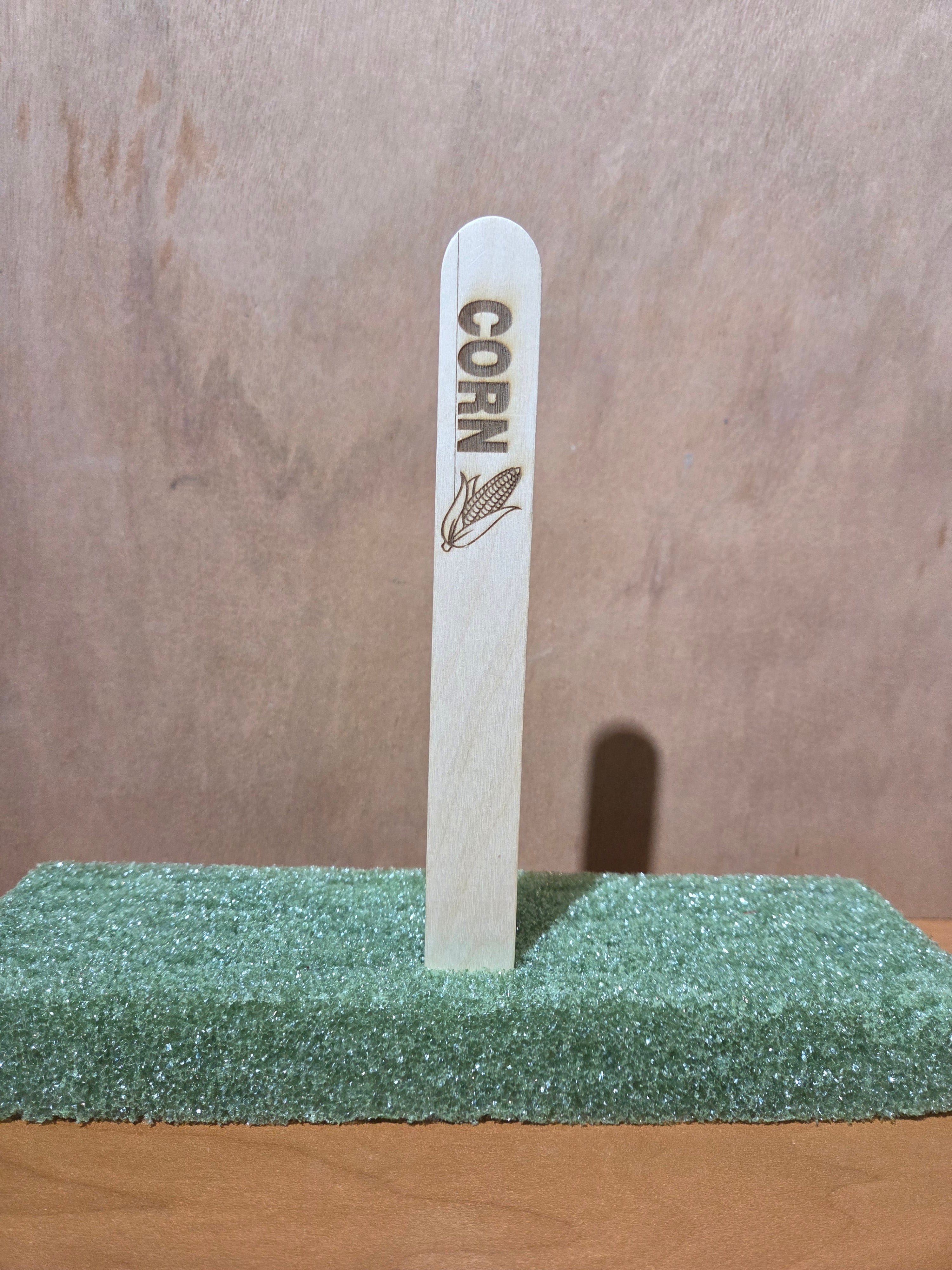 Corn garden stake