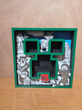 Pixel square shelf sitter