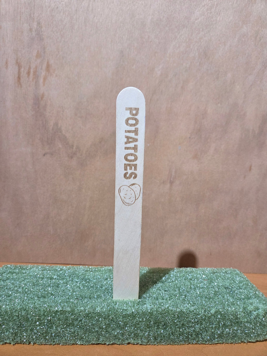 Potatoes garden stake