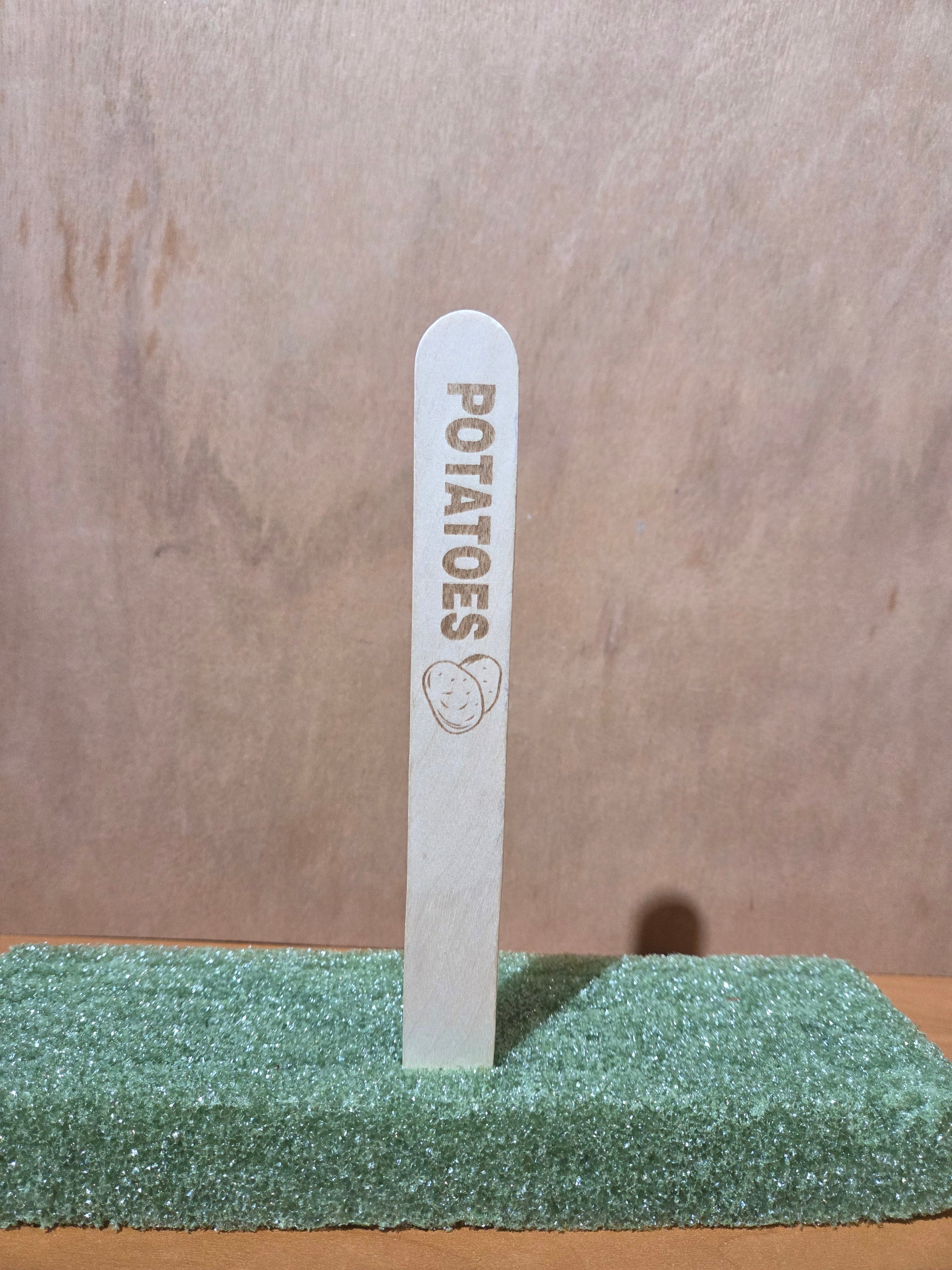 Potatoes garden stake
