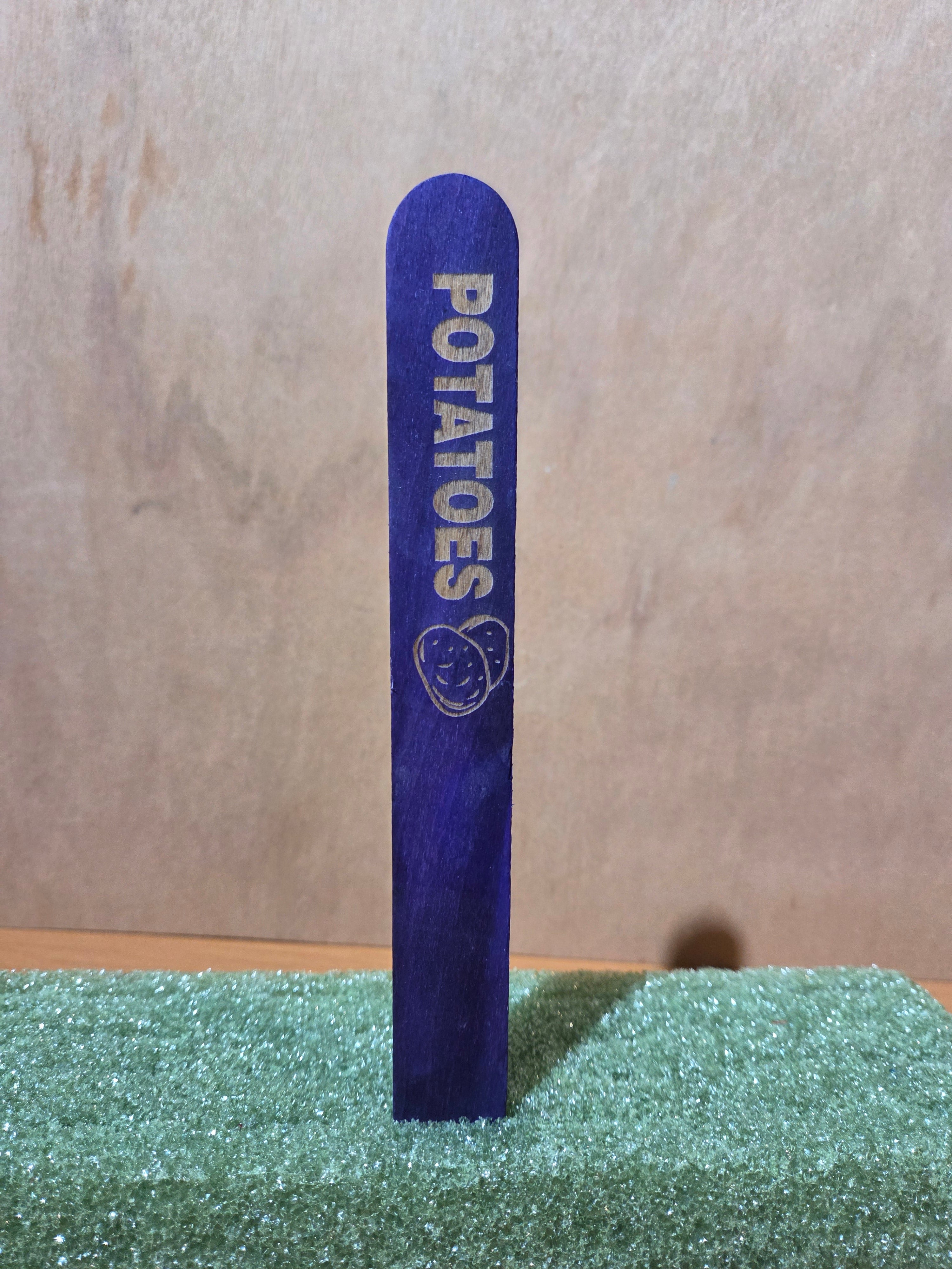 Potatoes garden stake